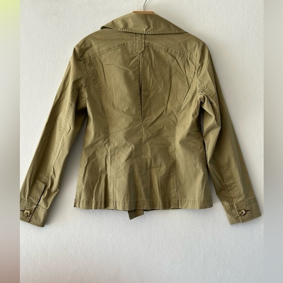 2 for $26 CAbi Khaki Ripstop Lightweight Military Utility Jacket Small - Picture 3 of 6